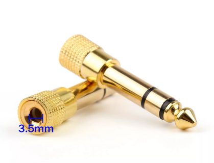 Adapter 3.5 Jack - 6.3 Jack (Stereo Plug)